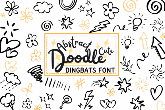 Abstract Doodle Cute: A Font for Creative Campaigns