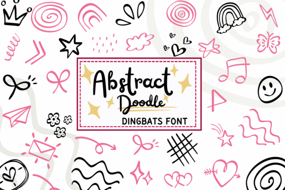 Abstract Doodle: Elevate Your Creative Campaigns with This Unique Font