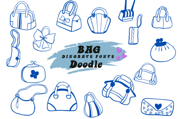 Bag Doodle: A Stylish Dingbats Font for Creative Makers