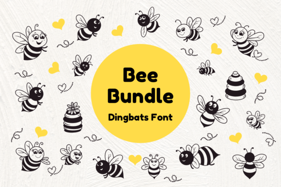 Bee Bundle: A Charming Font for Creative Projects