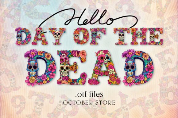 Day of the Dead: A Vibrant Font for Crafters and Creators