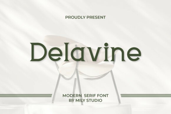 Delavine Font: Elegant Serif for Premium Branding