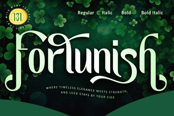 Discover the Elegance of Fortunish: A Refined Serif Font