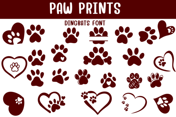 Discovering Paw Prints: A Lovable Dingbats Font for Editorial Design