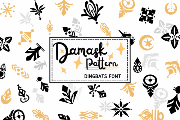 Enhance Your Brand with Damask Pattern Font