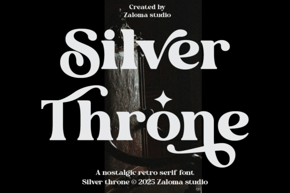 Enhance Your Brand with Silver Throne: A Retro Serif Font