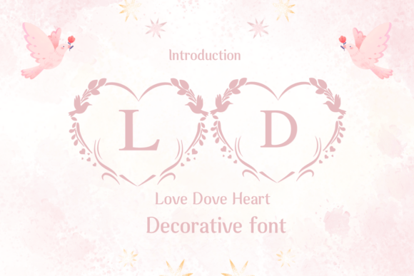 Love Dove Heart: A Decorative Font for Elegant Publishing