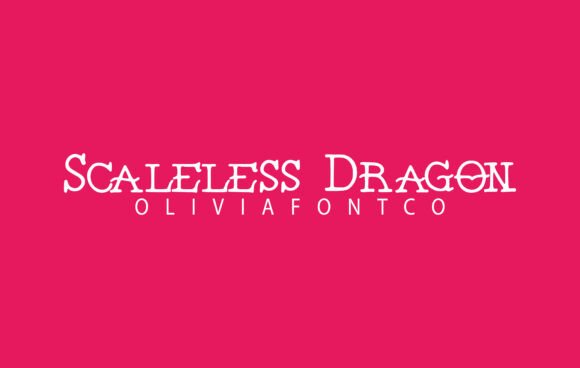 Scaleless Dragon: A Romantic Handwritten Font for Elegant Publishing