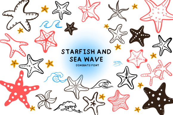Starfish and Sea Wave: A Playful Font for Creative Branding
