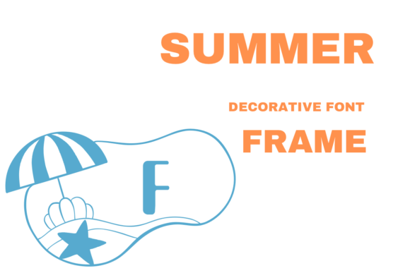 Summer Frame Font for Digital Branding and Web Design