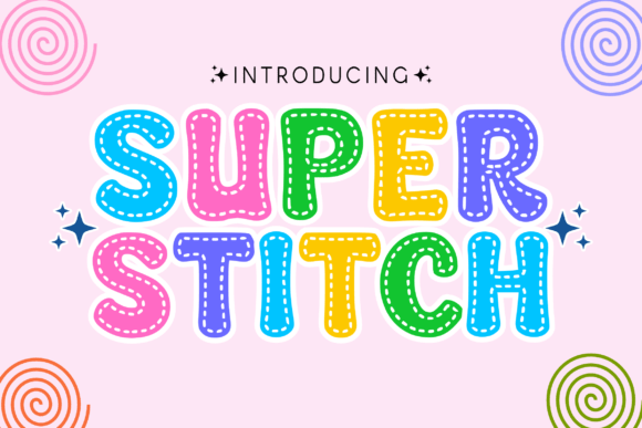 Super Stitch Font: Playful Branding for Small Business