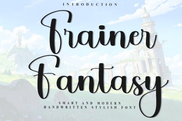Trainer Fantasy: A Festive and Merry Script Handwritten Font